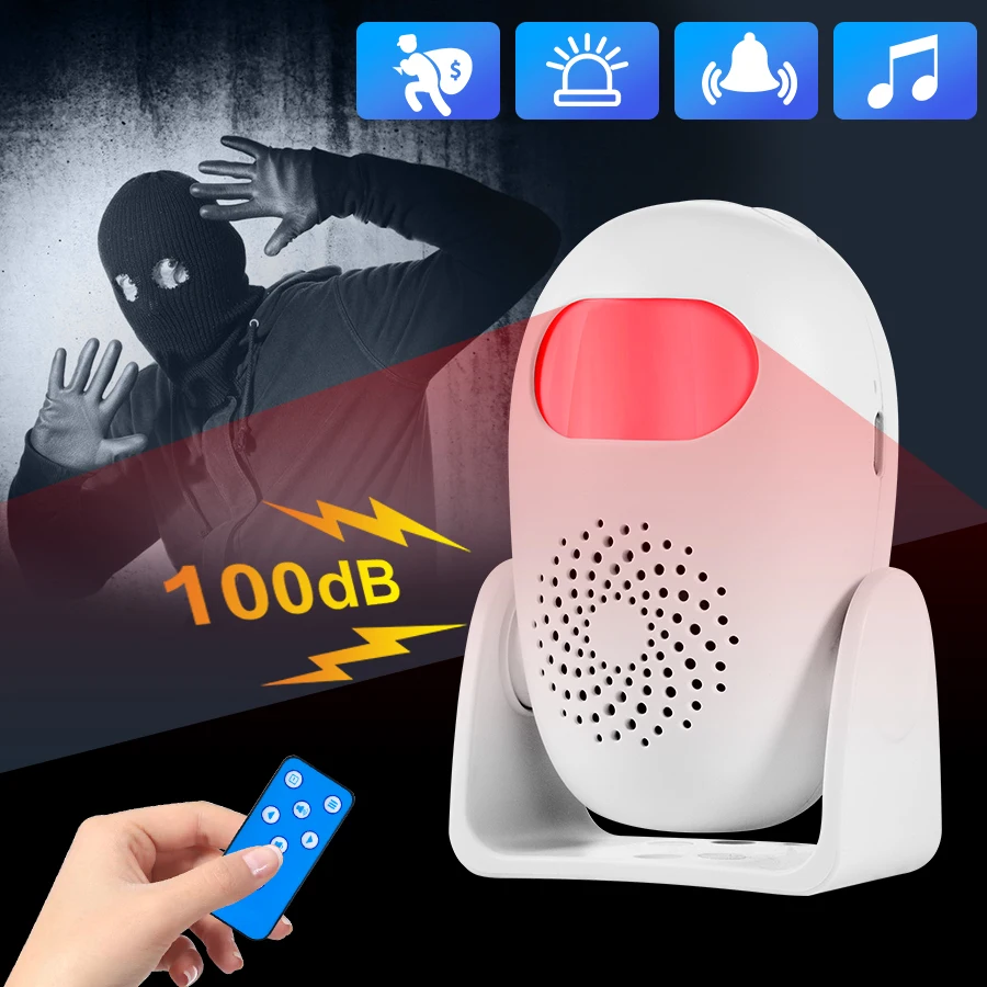 Kerui M120 Remote Control Wireless Doorbell Alarm Sensor Motion Detection Door Bell USB Charger Welcome Alarm System Smart Home