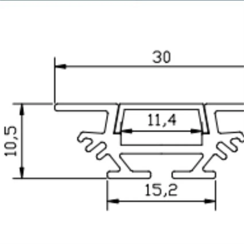 

Free Shipping 1m/pcs Recessed Led Extrusion profile channel Led Channel Aluminum Profile