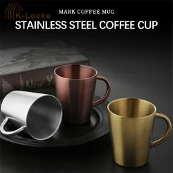 300ml Stainless Steel Mug Cup Whisky Beer Cups Wine Coffee Tumbler Travel Camping Mugs Drinking Coffee Tea Mug Metal Water Cup