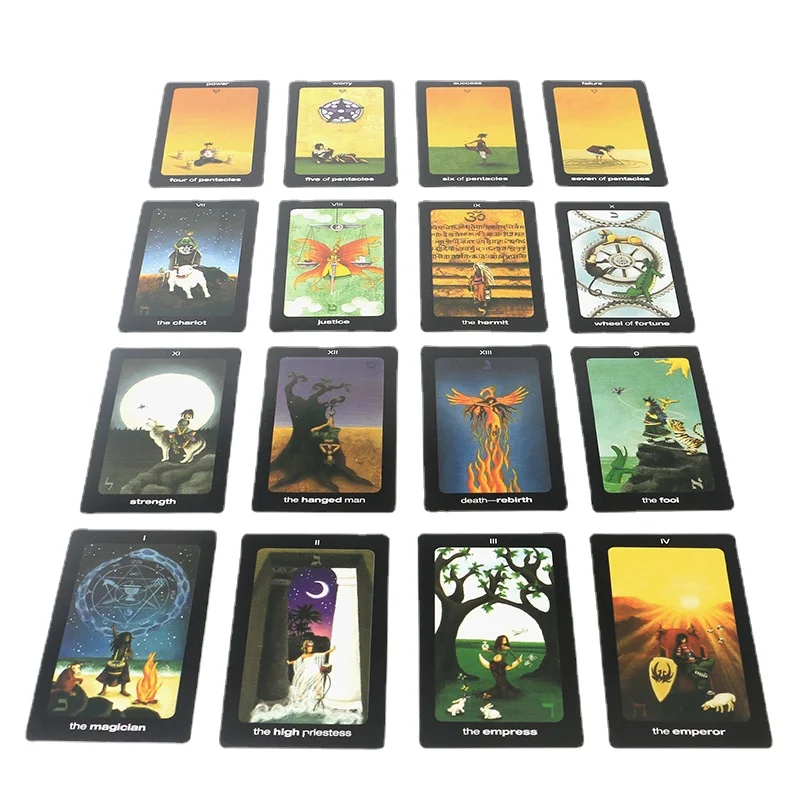 Tarot cards of sun and moon  tarot deck oracle cards board games PDF Guidebook for personal use