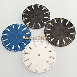 Watch dial 33.5mm Green Luminous face Fit NH35 NH36 Miyato8215 8205 821A Mingzhu2813 3804 ETA2824 2836  Automatic Movement