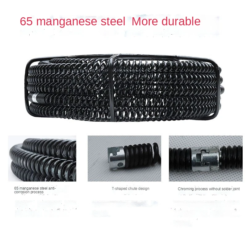 GQ-180 1500W ไฟฟ้าท่อขุดลอกเครื่องท่อระบายน้ำ Dredger ห้องน้ำท่อระบายน้ำขุดลอกทำความสะอาดเครื่องใช้ในครัวเรือนห้องน้ำ Dredge