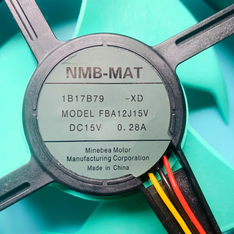 New original NMB-MAT MODEL FBA12J15V 15V 0.28A fan Refrigerator