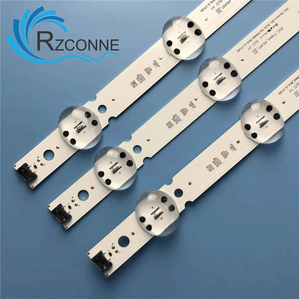 TRIDENT-LED Backlight Strip, 5 Lâmpada para 43 "TV BOX, 43LK6100