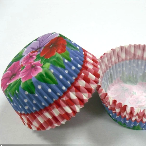 50x petal flower wedding Cupcake Liners Black/Blue/Green/Pink/Red/Purple muffin cases baking Cup cake mold 4 birthday cake tool