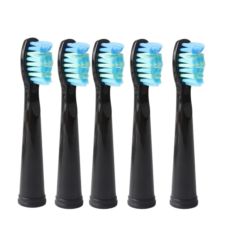 Replacement Brush Heads for Seago Electirc Toothbrush 5 Pieces Refill for Seago Tooth Brush Adult Brush Head