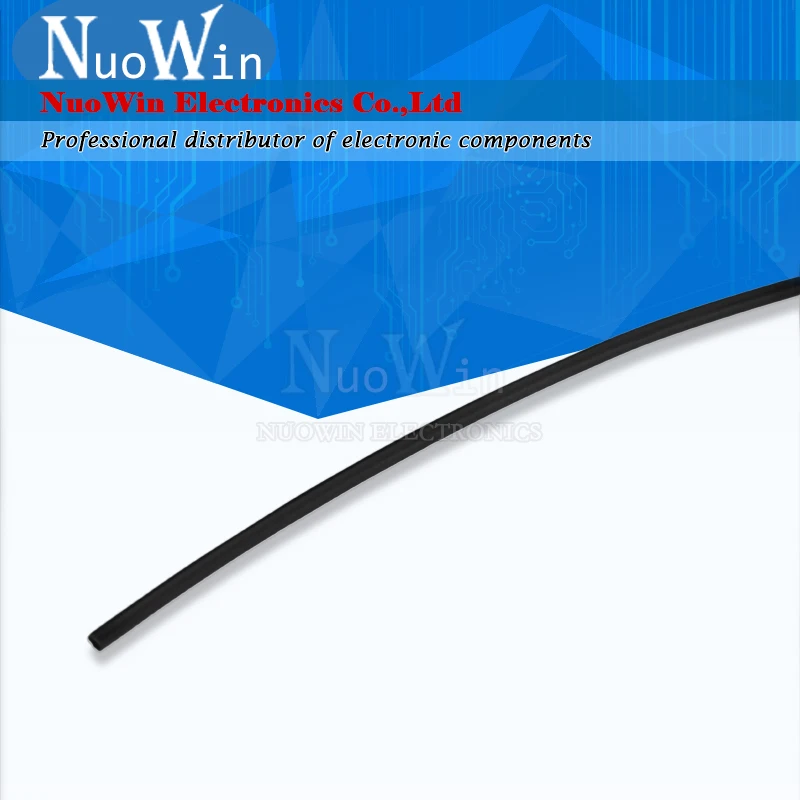 1 Meter Heat Shrink Tube Black 2:1 0.6mm 1mm 1.5mm 2mm 2.5mm 6mm 12mm 25mm 50mm 60mm Heatshrink Tubing Sleeving Wrap Wire