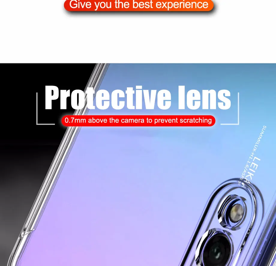 Luxury Soft Case For Huawei P20 P30 Lite Pro Protective Transparent Case Mate 20 30 Lite Honor 20 Lite Pro Silicone Back Cover