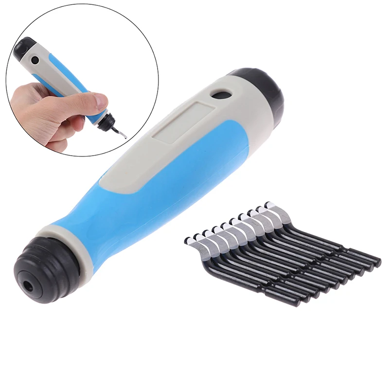 Metal Plastic Deburring Burr Blade Scraper Burr Handle Hand Deburring Trimming Cutter Head Wood Working Tools