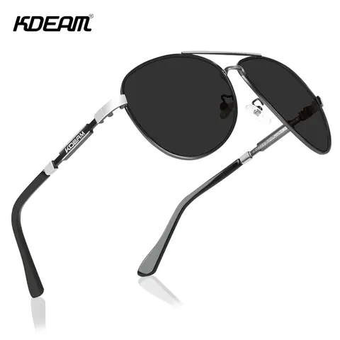 Polarized Pilot Sunglasses Men KDEAM