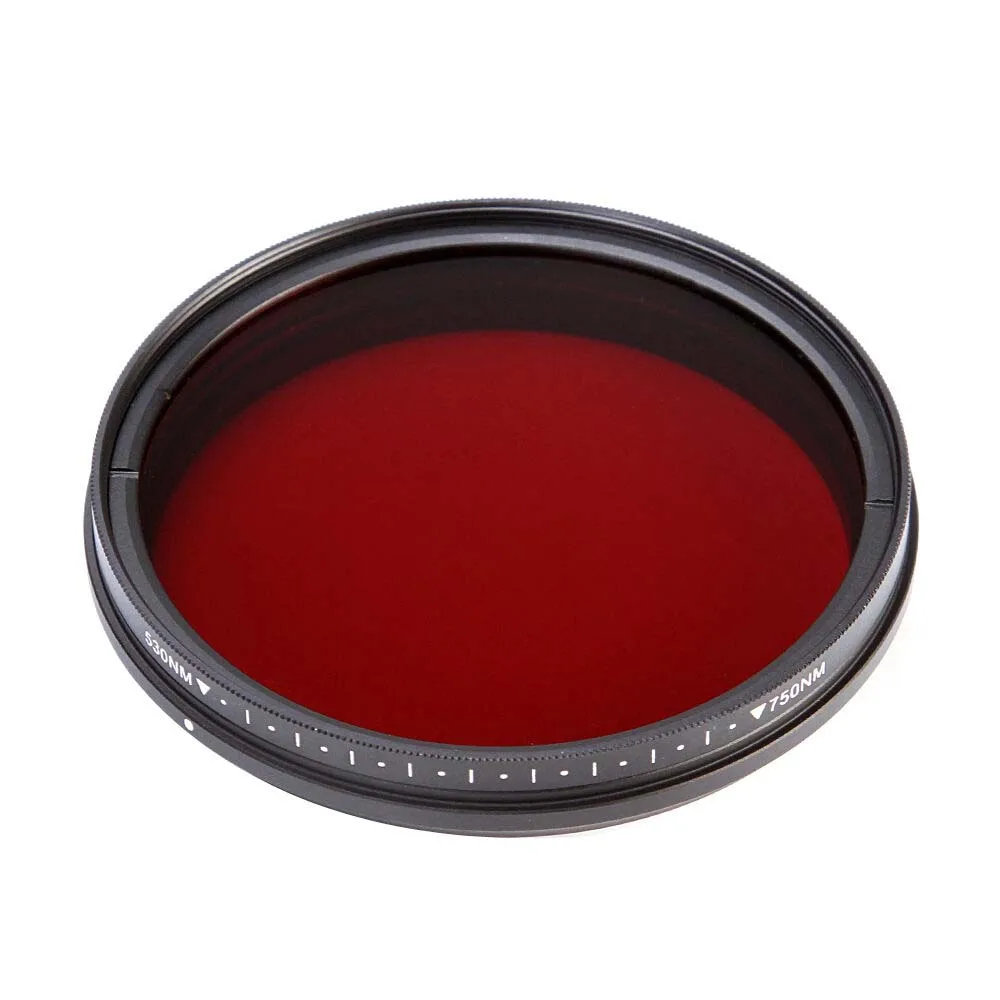 Filtre de coupe infrarouge réglable, passe du rayon X 530nm pour exécuter nm 720nm 680nm 77, 77mm
