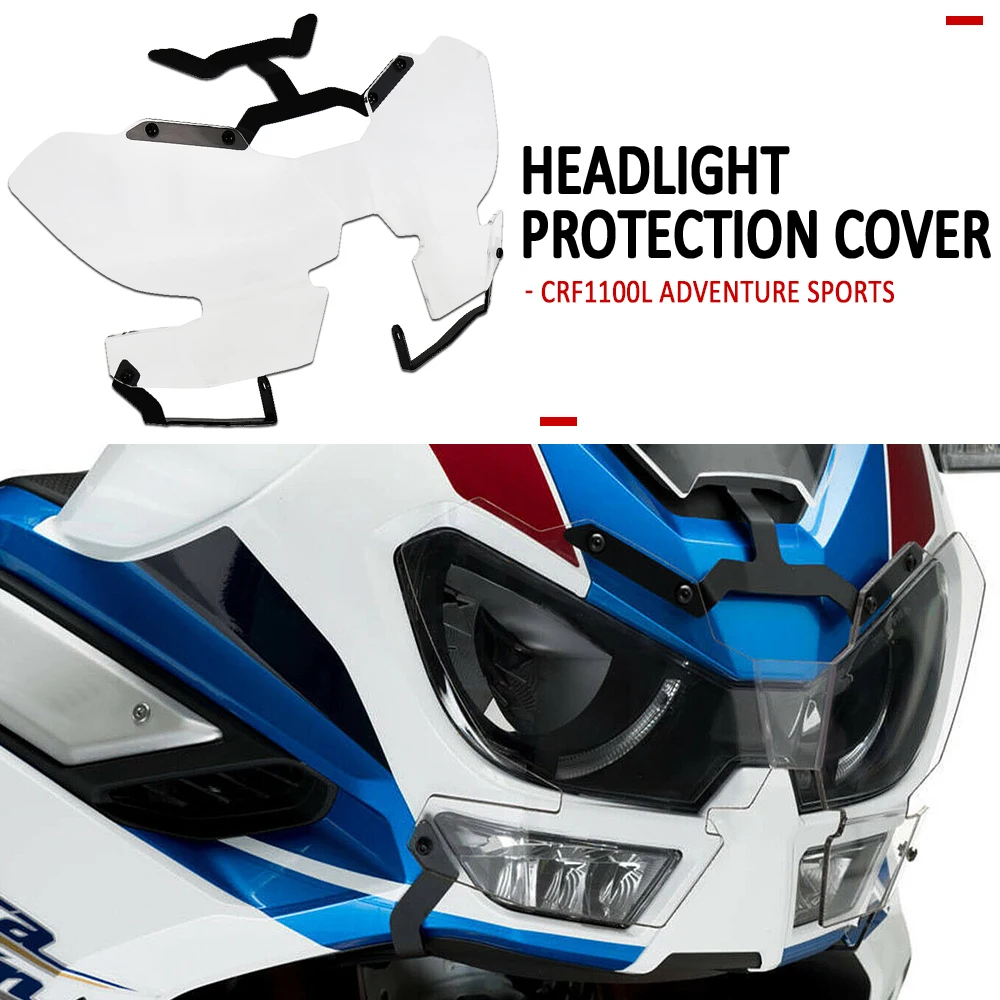 Motorcycle For Honda Africa Twin CRF1100L CRF 1100 Adventure Sports Headlight Head Light Guard Protector Cover Protection Grill