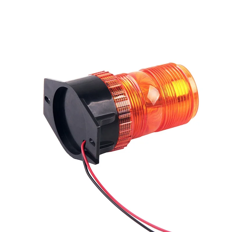 Tractor Rotação Piscando Luz, 30 LED Strobe, Tráfego Luz de Advertência, PC Emergência, Ratating Safety Alarm Beacon, Redondo Âmbar, 12-30V