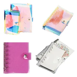 Laser Pink Glitter Notebook Planner Organizer Binder Books Journal Sketchbook Accessories Diary Office Supplies Notebook A5 A6