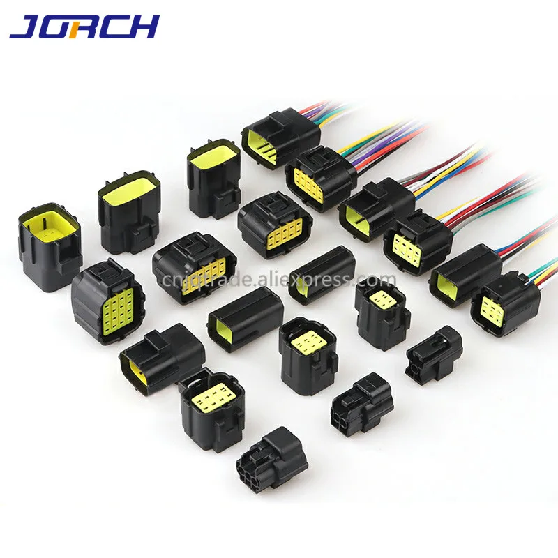 1 Sets 1/2/3/4/6/8/10/12/16 Pin Denso 1.8mm Waterproof Wire Connector Electrical Plug Car Auto Sealed Truck Harness Socket