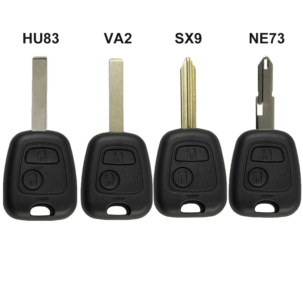 OkeyTech ASK 2BT Remote Control Key For Citroen Saxo Picasso Berlingo For Peugeot 207/307 SX9/VA2/HU83/NE73 433/434Mhz ID46 Chip