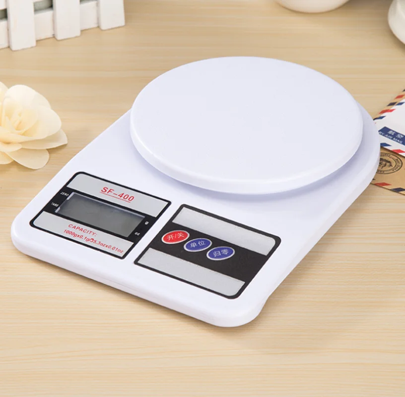 

Small 10kg*1g Digital Kitchen Scales Food Scale Libra Balance Weight Electronic Scale for Diet Bodybuilding