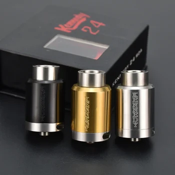 หมาป่า Coolvape Kennedy 24 RDA Rebuildable หยด E-Cigarette Atomizer 24มม.316 SS วัสดุ Rda Fit 510ด้าย mechanical Mods