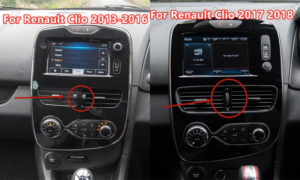 For Renault Clio 4 3 2013 - 2018 Android Car Radio 2 Din Autoradio Stereo Receiver GPS Navigator Multimedia DVD Player Head Unit