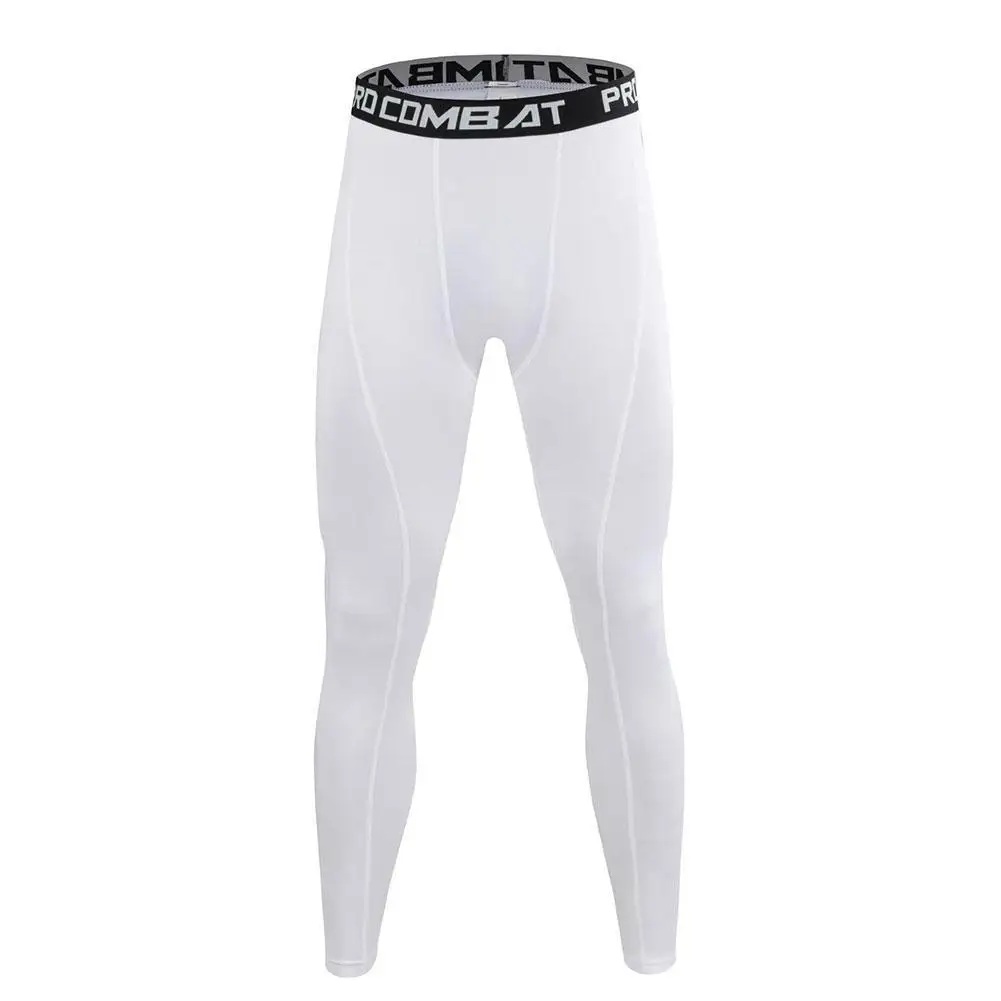 Calça de compressão seca rápida masculina, calças de treino fitness masculinas, roupa de treino masculino, leggings corrida, nova