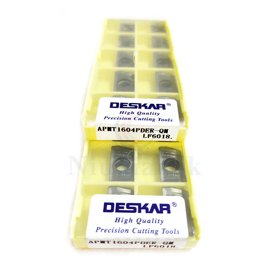 100% originale autentico APMT1604PDER-QM LF6018 fresatura inserto fresa CNC tornio strumento inserto in metallo duro, Per In Acciaio Inox