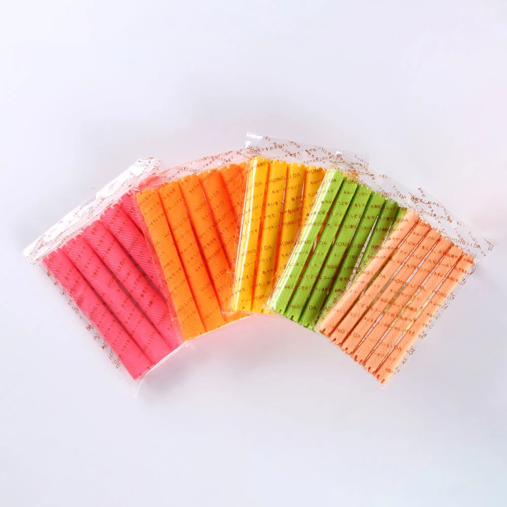 18pcs/set Extra Long Hair Rollers with Rubber Bands Cold Perm Rods Hair Root Curler Bars Clip Curling Hairdressing Supplies 1546