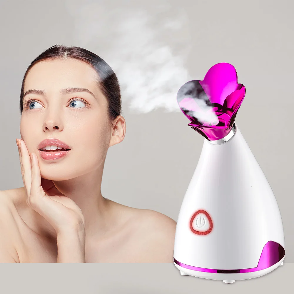 

Lady Facial Moisturizing Sprayer Nano Ionic Facial Steamer Sauna Spa Steaming Tool Women Face Humidifier Pore Open Deep Cleaning