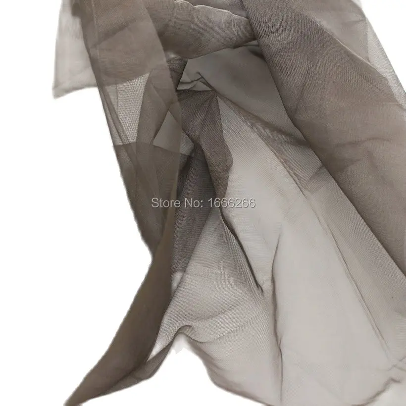 BLOCK EMF 100% Silver Fiber Mesh Transparency Fabric Used For Hometextile