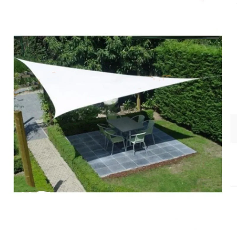 

3x3x3mTriangle Sunscreen Sun Shade Canvas Polyester Fiber Family Yard Outerdoor Picnic Park Guard Room Window Awning Anti-Water