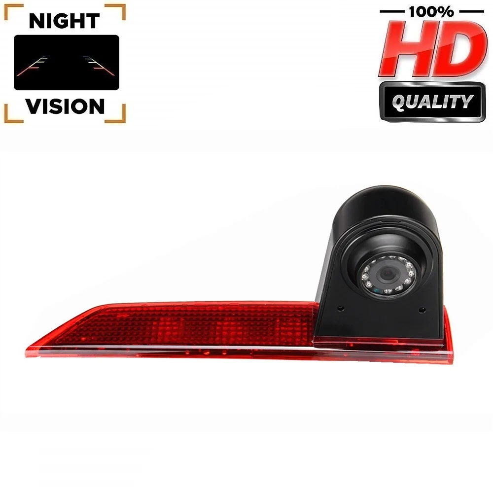 HD 720P Misayaee 3rd Brake Light Camera Stop lights for FORD Transit Custom 2012-2019,Night Vision Camera Rear Waterproof Camera