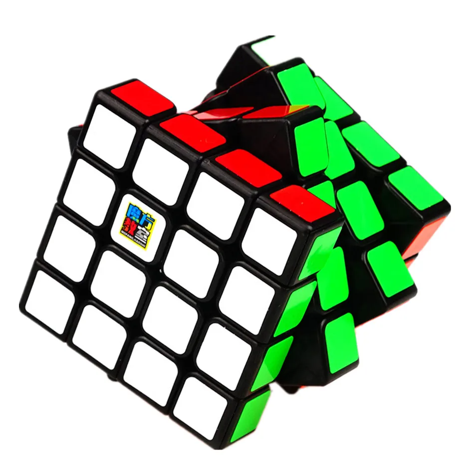 MoYu Meilong 4x4x4 Magic Speed Cube Stickerless/Schwarz Sticker 4x4 Professionelle Puzzle Cubes Lernspielzeug für Kinder – Detail 13
