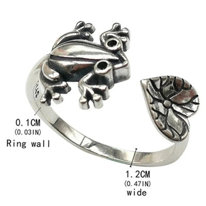 Vintage Chic Katzen-Tier-Knöchelringe für Frauen, Charmante Gothic Punk Frosch-, Hasen-, Oktopus-Offene Fingerringe, Modeschmuck – Detail 31