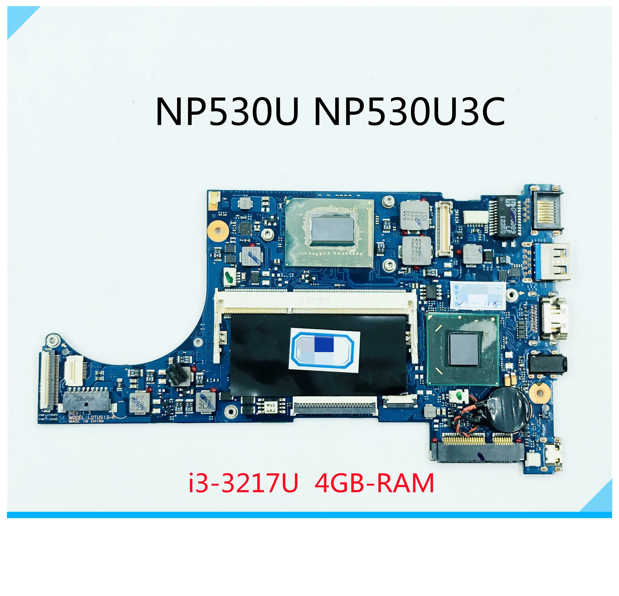 

Для Samsung NP530U NP530U3C NP532U3C NP530U3B NP535U3C материнская плата для ноутбука с процессором Core i3 i5 i7 4GB-RAM 100% тестовая работа