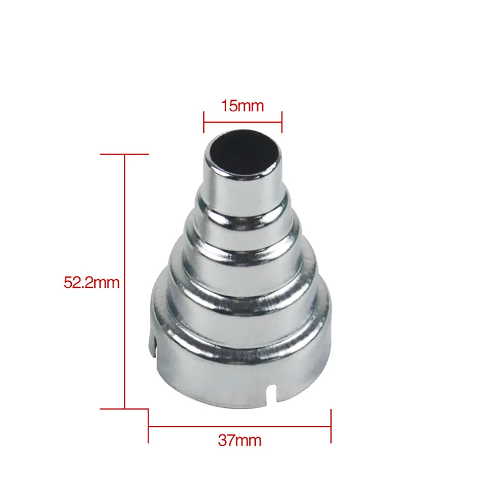 1 Buah/Baru Nozel Penahan Pistol Panas Universal Pistol Udara Panas Kelas Industri Mulut Angin Diameter Besar Kepala Datar Nozz