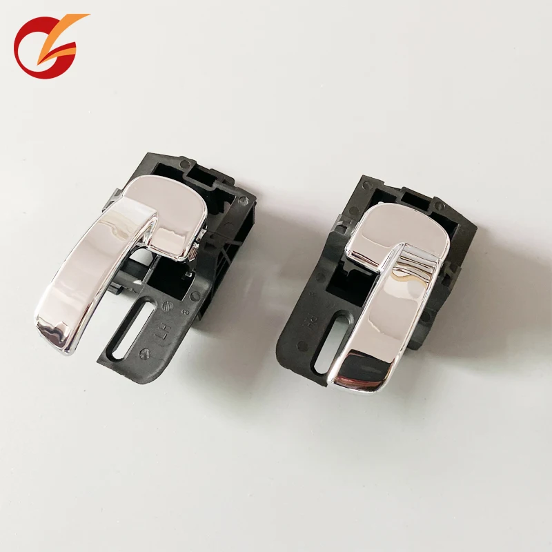 use for nissan QASHQAI J10  front door rear door inner handle chrome 2004-2013 left and right side 80671-JD00E 80670-JD00E
