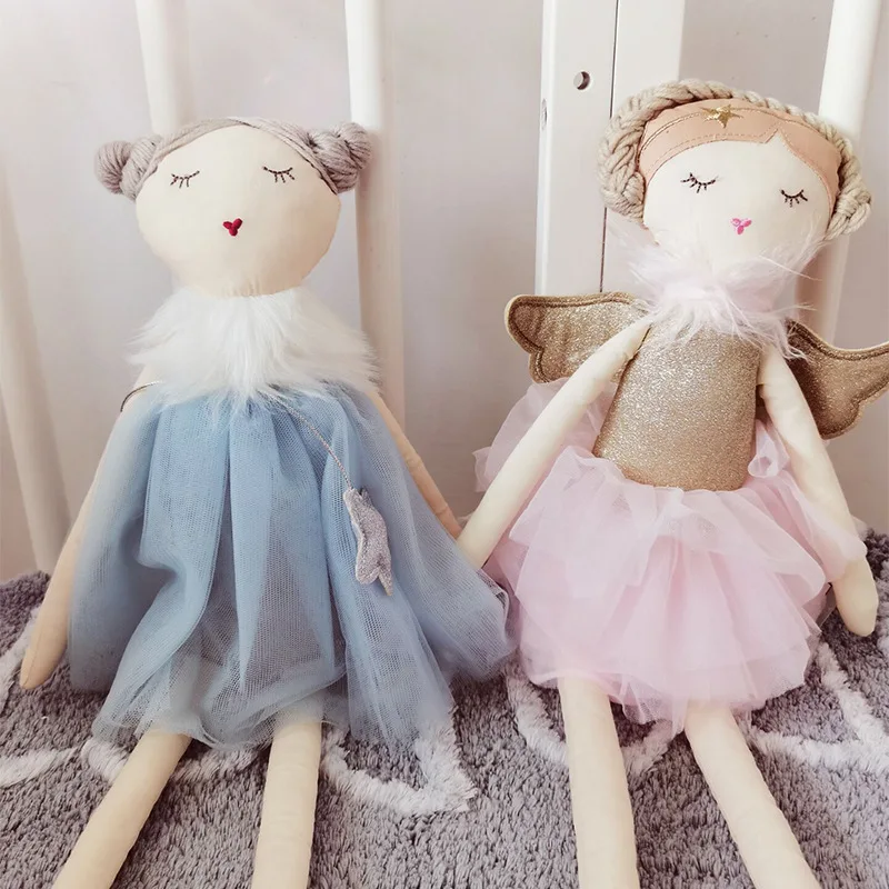 50cm Long-legged Cartoon Nordic Style Nordic Children Soothing Doll Plush Toys Baby Girls Sleeping Toys Room Decor Kids Gifts