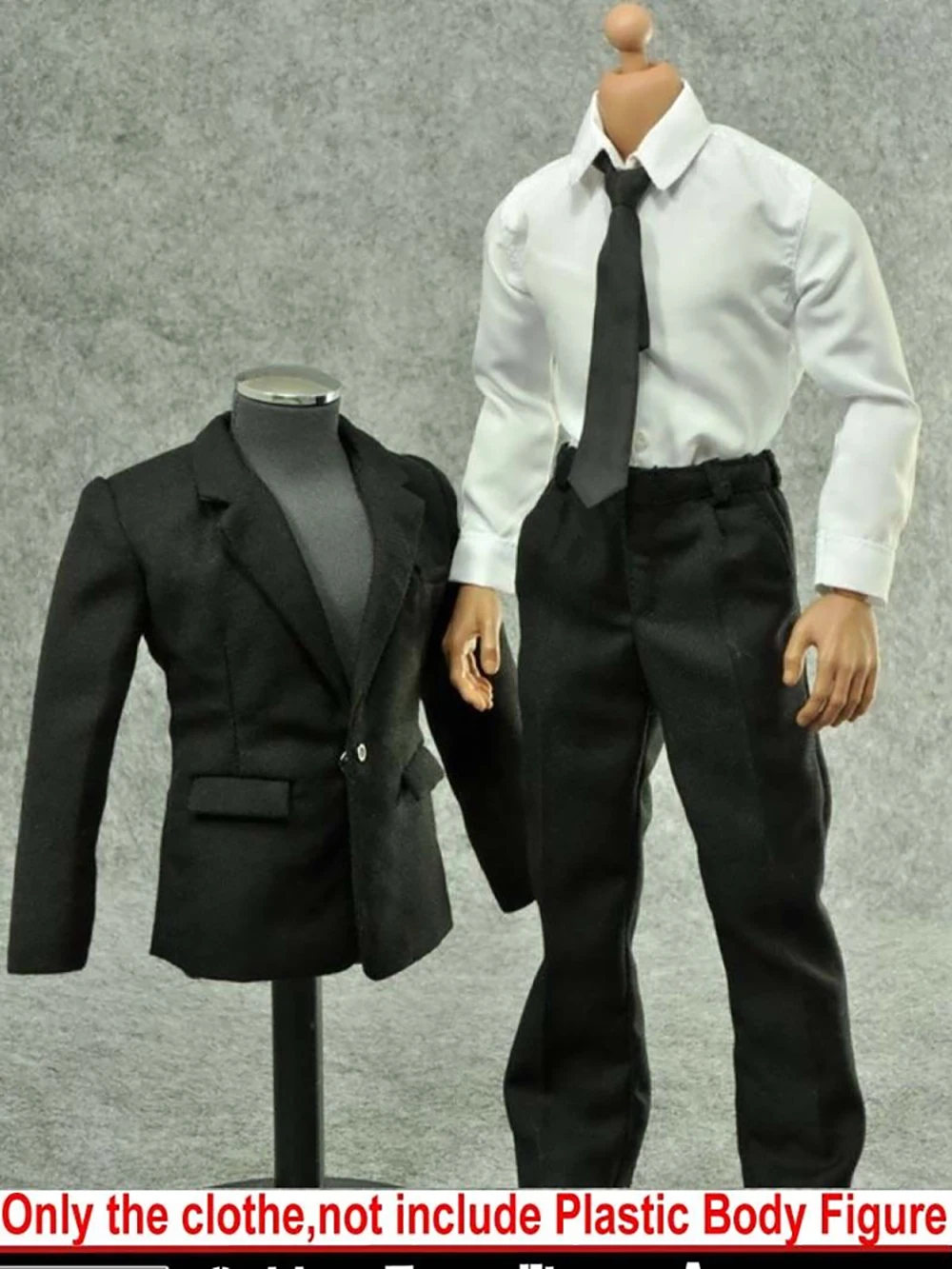 Auf Lager zytoys männlich schmale Schulter Körper Mode schwarz Anzug Kleidung passen 12 ''Action figur