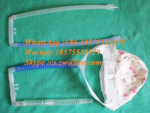 CPAP Nasal Catheter For pediatric Neonates Cpap Nasal Congestion Set Tube With Baby Cap Infant Nasal Congestion