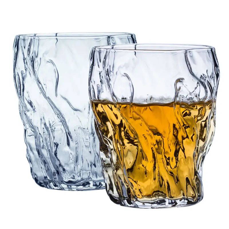 Creative Whiskey Shot Drinking Glass MOUT YONG Wine Whisky Glasses Cups Lead-free Glass Verre Cocktail Drinkware Gift Box 290ml