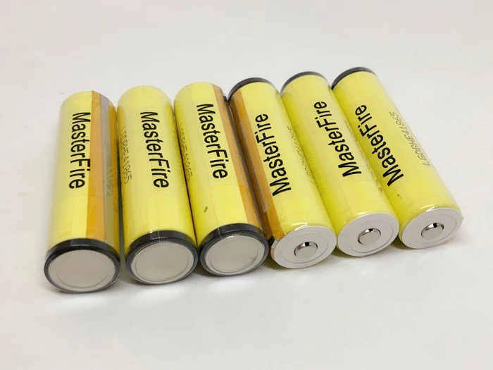 

MasterFire 10pcs/lot Original Protected HE4 Chem 18650 ICR18650HE4 20A discharge lithium battery cell 2500mah torches batteries