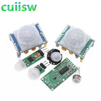 1PCS HC-SR501 HC-SR505 AM312 Adjust IR Pyroelectric Infrared Mini PIR module Motion Sensor Detector Module Bracket for arduino