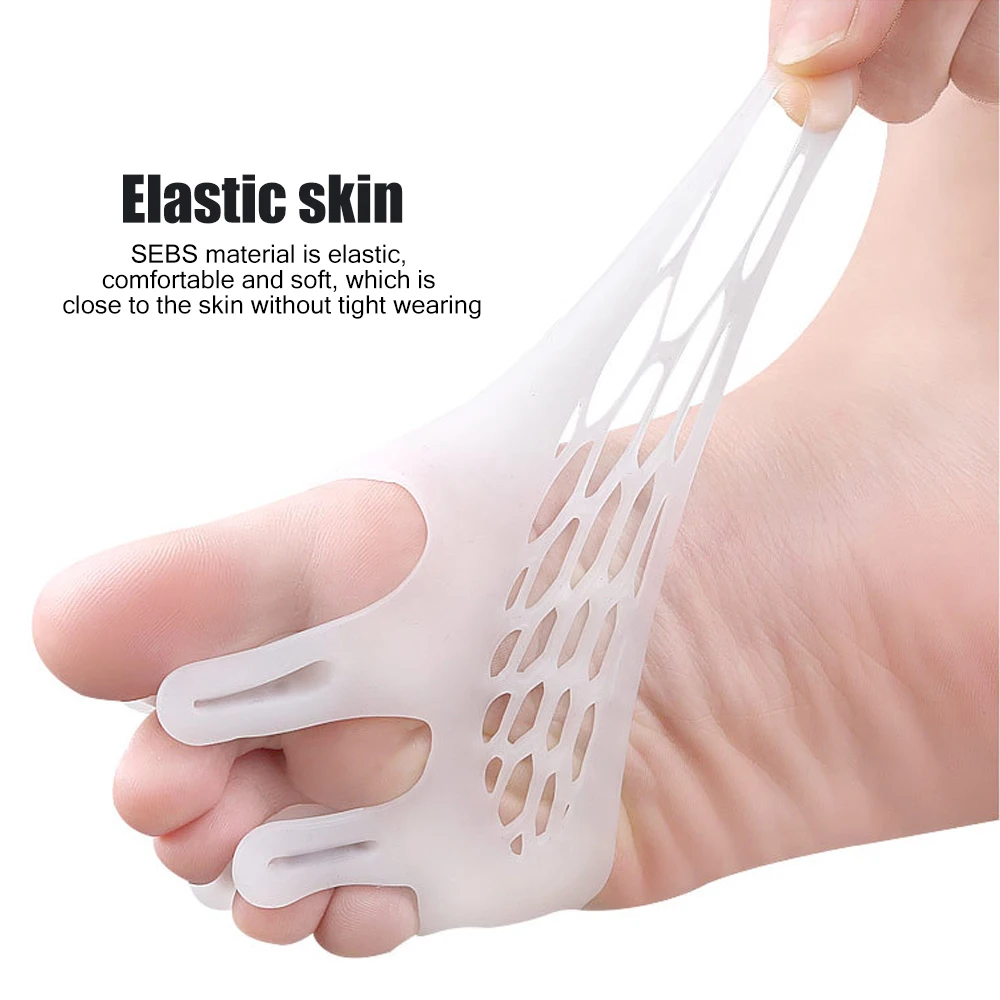 1Pair Multifunctional Hallux Valgus Toes Separator Honeycomb Gel Bunion Corrector Orthopedic Braces Orthotics Bone Toe Pillow