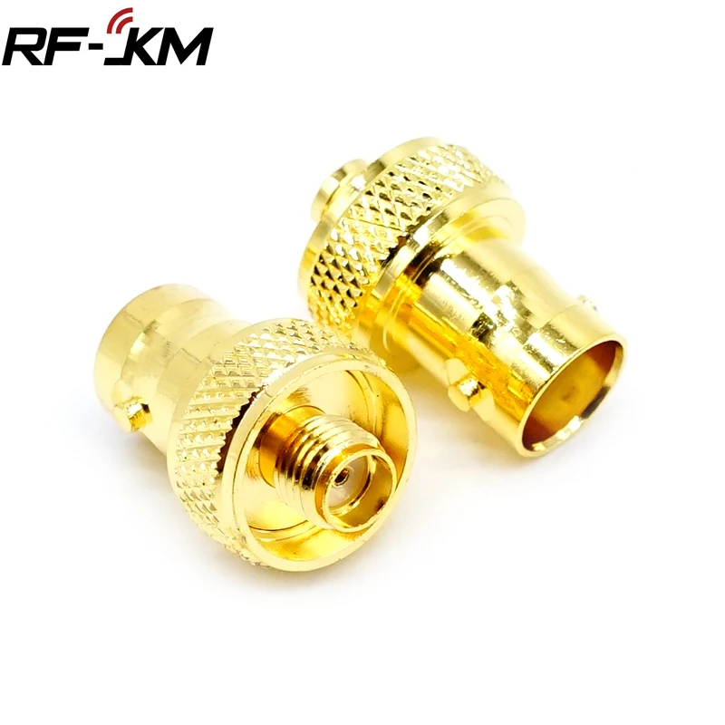 

2PCS Golden BNC Female Jack to SMA Female RF Connector Adapter for UV-5R FD-880 antenna