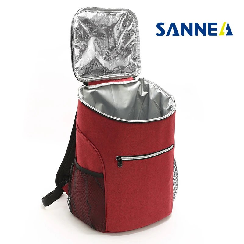 

SANNE 20L Thicken Waterproof Cooler Bag Thermal Insulated Ice Bag Fresh Keeping Backpack Style Thermal Bag Insulation Ice Pack