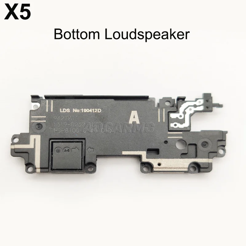 Aocarmo For SONY Xperia 5 / X5 / J8210 J9210 Top Ear Speaker Earpiece Earphone Bottom Loudspeaker With Adhesive Replacement