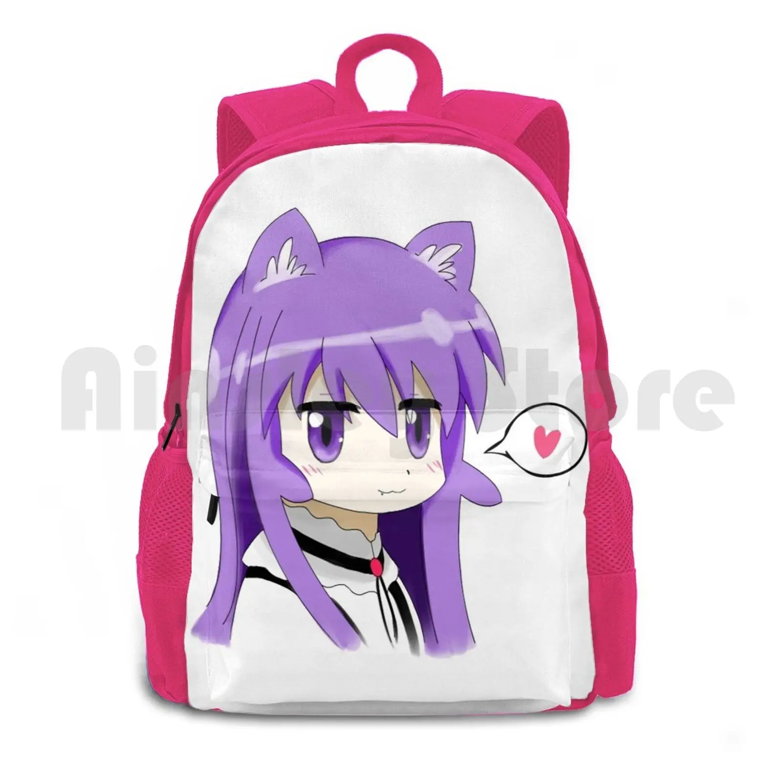 Tsumiki Miniwa Zaino da trekking all'aperto Impermeabile da campeggio Viaggio Tsumiki Miniwa Acchi Kocchi Anime Manga Neko Girl Neko Kawaii