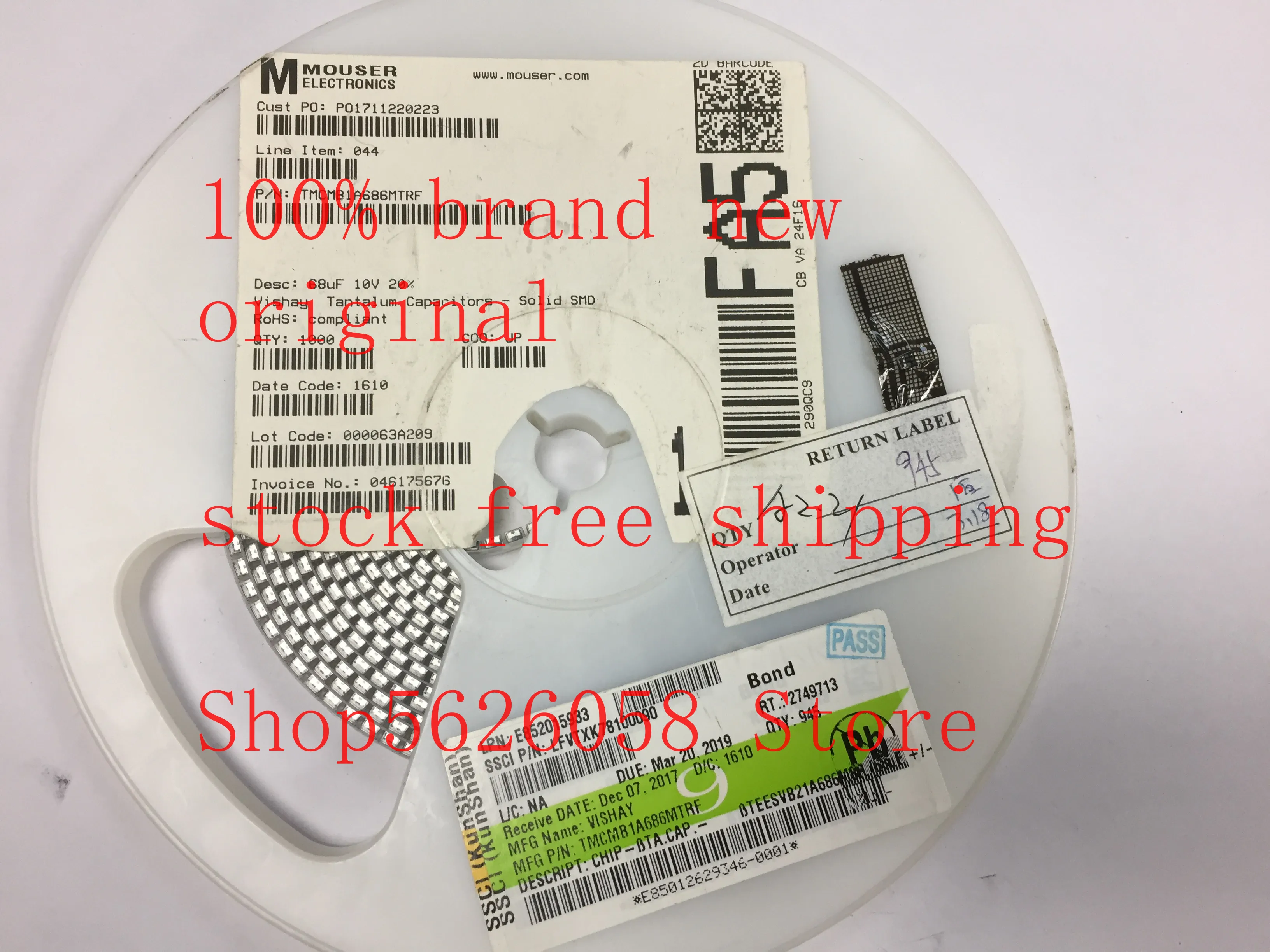 

30PCS/LOT TMCMB1A686MTRF SMD 100% new original freeshipping