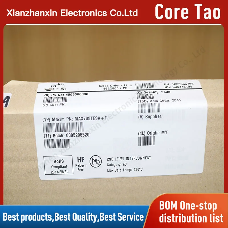 5PCS/LOT MAX708TESA MAX708 SOP-8 Monitoring and reset circuit chip