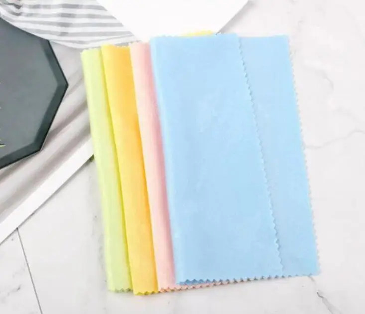 5000PCS/Lots Cleaning Polishing Cloth Soft Clean Wipe Wiping Cloth For Silver Gold Jewelry Tool Mix Color SN649