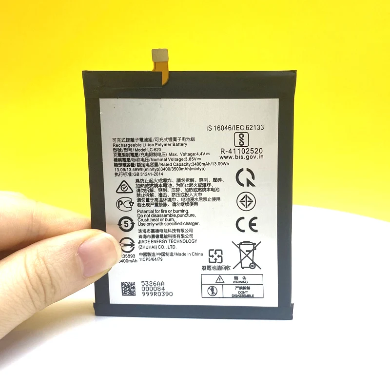 New LC-620 Battery For Nokia 7.2 6.2 TA-1198 TA-1200 TA-1196 3500mAh Mobile Phone+Gift Tools